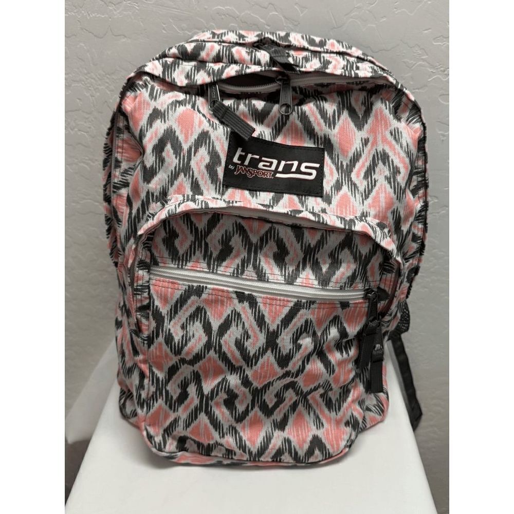 Trans by JanSport Superbreak Backpack Shady Grey Ikat Maze